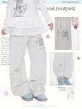 Women's pants Winter fleece thickened sweatpants women's 2026 new gray thin casual pants