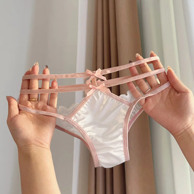 Women's Panties Satin Briefs Women Lingerie Color  Underwear Sexy Lingerie For Women