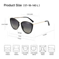 Women Sunglasses Polarized BLUEMOKY XL Size Polarized Butterfly Prescription Sunglasses Women Fashion UV400 Metal Myopia Sunglasses
