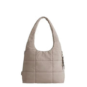 BAGSMART Puffy Hobo Bag for Women Lightweight Quilted Shoulder Bag Water-Resistant Casual Tote Bag for Commute Travel Daily Use
