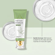 Green Tea Gentle Face Peeling Deep Cleansing Gel Moisturizing Scrub Improves Rough Skin Texture Nourishes Facial Skin Exfoliate