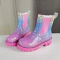 Women's Waterproof Short Tube Rain Boots, Outdoor Anti Slip Rain Boots, Fashionable Korean Version Multifunctional Garden Shoes