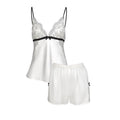 AYUNSUE 19Mm 100% Real Silk Sleepwear Women Summer Pajama Sets Women's Home Clothes Sexy Sleepwears Two-piece Set Пижама Женская