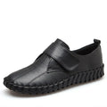 Genuine Leather Shoes For Woman Autumn Flats Female Hook Loop Orthopedic Shoes Big Size 42 Women's Loafers Ladies Blue Moccasins