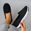 Spring New Women's Casual Sports Shoes Comfortable, Breathable, Lightweight, Wear Resistant Lazy Shoes, Soft Soled Flat Shoes