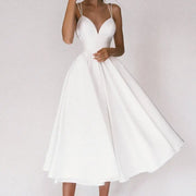 Elegant Women's Dresses Temperament Multicolor Halter Summer Sexy Dresses Ladies Swing Party Gowns Dresses for Female 2025 New
