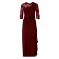 BWQ Elegant Dresses For Women Wedding Guest Cocktail Party Dress Sexy Lace Patchwork Prom Long Dresses Evening Gowns