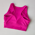 Women One Piece Sports Vest High Stretch Shaping Shockproof Sports Bra Daily Training Yoga Fitness Outer Wear Top