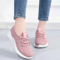 Spring Women Mesh Breathable Casual Shoes Woman Lace-up Vulcanized Shoes Ladies Platform Sneakers Female Shoes Zapatos De Mujer