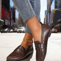 Spring and Autumn Hot Selling Round Head Comfortable Flat Bottom Single Shoes Fashion New Anti Slip Casual Women's Shoes