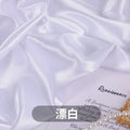 Lustrous Satin Fabric Plain Thickened Crystal Satin Fabric By The Meter for Clothes Decoration Sewing Lustrous Wedding Dress Textile Breathable Smooth