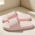 2025 Indoor Women Fashion Slippers Ladies Slant Striped Non-slip Flat Sandals Men Soft EVA Slides Summer Couples Cute Home Shoes