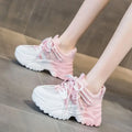 Spring Sneakers Platform Women's Shoes Casual Shoes Woman-shoes Tennis Female Fashion Thick Sole 2024 Roses Trainers Increased I