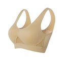 Women Sport Bra S-6XL Hollow Out Women Sport Bra Fitness Yoga Running Vest Underwear Padded Crop Tops Underwear wireless gym top bras Breathable
