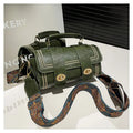 Soft Leather Crossbody Bag Women Pleated Chain Shoulder Purse Drawstring Design Capacity Elegant Handbag For Commute Travel