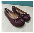 Fashion Soft Leather Women Ballet Flats Spring Comfortable Walking Lazy Loafers Casual Girls Dance Shoes big size 41.42.43