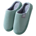 Winter Warm Slippers Plush Corduroy House Slippers Non Slip Indoor Home Cotton Shoes for Women Men Autumn Winter Couples