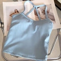 Women's Sports Bra Women's Slim Fit Nude Sports Bra Yoga Fitness Vest Skin Friendly Pilates Top Beautiful Back Design Suspension Yoga Fitness Top