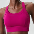2024 Women Sports Bra Adjustable Gym Push Up Bra Back Closure High Impact Workout Sport Top For Yoga Brassiere Sportswear
