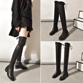Women's Boots Boots Over-the-knee 2023 Long Leather Boots Women's Over-the-knee Skinny Boots Autumn and Winter New Long-tube High-heeled Stretch Boots