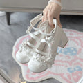 2026 New Butterfly-knot Lolita Women Mary Jane Shoes Elegant Round Toe Thick Heel Shoes Ladies Fashion Dress Pumps