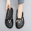 Women Slippers Summer Breathable Platform Beach Sandals Flip Flops  Outdoor Non-slip Women Jelly Slippers Lazy Flat Shoes