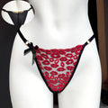 Personalized Thongs Panties with Name Customized Thong for Women Custom Sexy Lips Lace Tanga Lingerie Underwear Gift