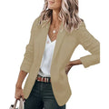 2026 Women's Long Sleeve Blazer Jacket Oversized Ladies Workwear Blazer Suits Slim Fit Single-breasted Cardigan Blazer Coats 5XL