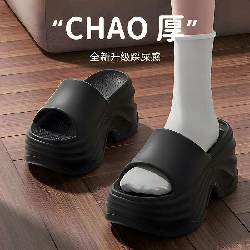 2026 Slippers Casual Shoes Woman  Platform Pantofle Luxury Soft New Summer Slides Fashion House Slippers Platform Shoes Slides