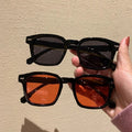 Sunglasses Women 2026 UV400 Vintage Rectangle Cat Eye PC Frame Orange Transparent Ladies Shades Unisex Lightweight HD Outdoor