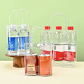The New Transparent PVC Handbag Large Capacity Multi-purpose Gift Bag Plastic Candy Bag Gift
