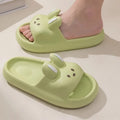 Home Slipper Female Women Rabbit Cute Cloud Sandals Summer Flip Flops Beach Slides Casual Room House Men Lightweight Flat Shoes