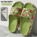 House Cloud Slippers Women Floral Slide Sandals Plus Size Soft Beach Shoes Flat Summer Indoor Outdoor Footwear Eva Home Men