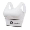 D-Shaped Women's Seamless Deep U-Shaped Back-Shaping Tube Top Breathable Yoga Sports Bra Without Steel Ring All-Match Base