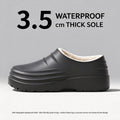 Winter Waterproof EVA Slippers Women Men Thick Sole Warm House Shoes Anti-Slip Plush Fuzzy Indoor Outdoor Cotton Footwear