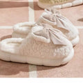 2025 Women's Cotton Slippers Indoor Home Anti-Slip Thick Bottom Fluffy Slip-On Slippers Comfortable Home Shoes for Autumn Winter