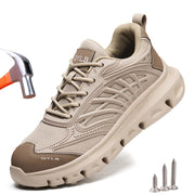 Lightweight Work Safety Shoes Men Women Breathable Anti Smash Steel Toe Shoes Puncture-proof Sneakers Protection Safety Boots