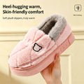 Winter Warm House Slippers for Men Women Cute Bear Plush Lining Indoor Shoes Thick Soft Sole Fuzzy Comfortable Home Footwear
