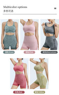 High Shockproof Seamless Sports Bra Women Quick Dry Yoga Running Gym Fitness Workout Athletic Top