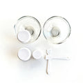 6-Piece Glass Face Mask Bowl Set, DIY Facial Mask Mixing Kit with Brush & Spoon, Home Skincare Beauty Tools Gift