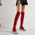 2025 Women's Boots Plus Size  Casual Women's Boots Sexy Over the Knee Casual Stretch Sneaker Boots Designer Shoes