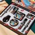 Moose Painted Color Zhenyan Makeup Set Nine-Piece Set Cosmetics Full Set Beauty Gift Box Christmas Valentine's Day Gift