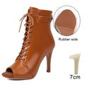 Women Shoes Dance DKZSYIM Woman Latin Dance Shoes Leather Party Tango Dance Booties for Women Salsa Dance Heels Ballroom Shoes Sexy Stilettos