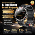 Watch 2026 New Sports Health Trackr Smart Watch Men Uric Acid Blood Fat Blood Pressure ECG+PPG Clock Body Analysis HD Call Smartwatch
