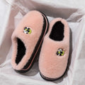 Cotton Slippers for Women Suitable for Home Use Indoor Anti Slip Confinement Shoes Thick Soled Warm for Couples Men Slippers