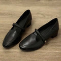 Women Flat Shoes Vintage Mary Jane Low Heel Casual Loafers Soft Comfortable Daily Walking Footwear Elegant Designer Style