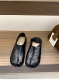 Ladies' retro cowhide shoes, hunting boots, split toe shoes, ankle boots, Mary Jane flat shoes, loafers