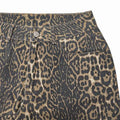 Hot Sale Female Straight Leg Jeans Girls High Waist Leopard Print Denim Pants Women Retro Fashion Baggy Trousers