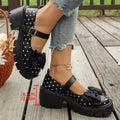 Spring/Autumn Elegant and Sexy Wave Point Root Thick Bottom Mother Shoes Fashionable Best Selling New Comfortable Women's Shoes