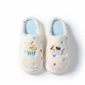 2026 New Cartoon Hot Dog Plush Home Slippers Women Cute Polka Dot Indoor Warm Fuzzy Shoes Girls Light Bedroom Eva Cotton Slides